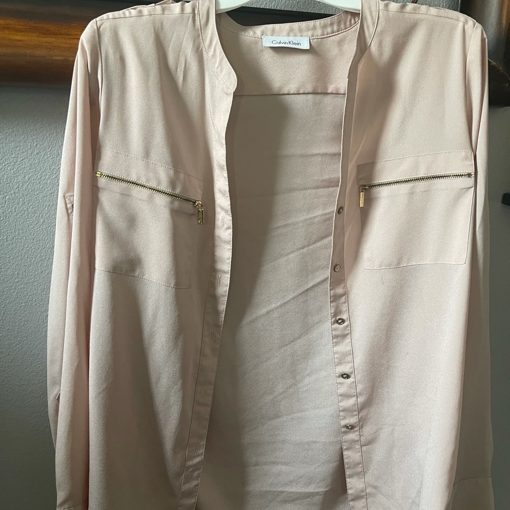 Calvin Klein satin blouse